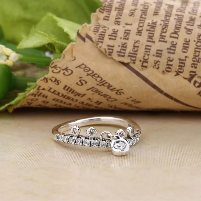 (afbeelding voor) PANDORA Chandelier Droplets Ring 197108CZ - Bekijken 4