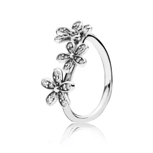 (afbeelding voor) PANDORA Daisy Silver Ring With Cubic Zirconia - 190933CZ