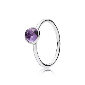 (afbeelding voor) February Droplet Birthstone Ring - 191012Sam