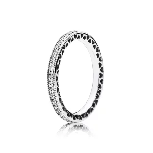Fonkelende Hartjes Ring 190963CZ (afbeelding voor) Fonkelende Hartjes Ring 190963CZ