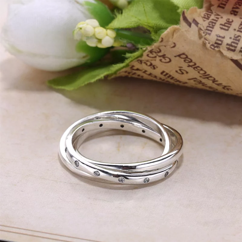 (afbeelding voor) PANDORA Forever Joined Ring - 191034CZ - Bekijken 2