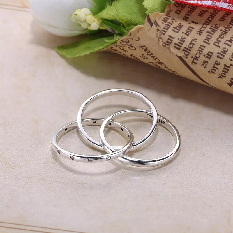 (afbeelding voor) PANDORA Forever Joined Ring - 191034CZ - Bekijken 3