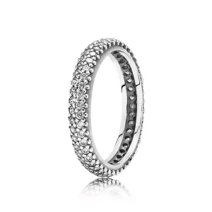 (afbeelding voor) PANDORA Glinsterende Gedraaide Ring 190909CZ