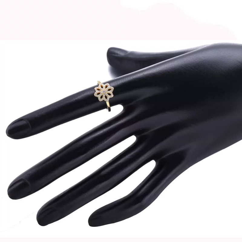 (afbeelding voor) Pandora Gouden Lace Botanique Ring 150182CZ - Bekijken 3