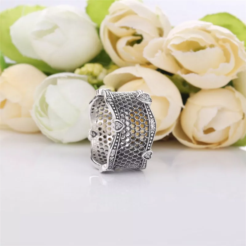 (afbeelding voor) PANDORA Lace Of Love Ring 197706CZ - Bekijken 2