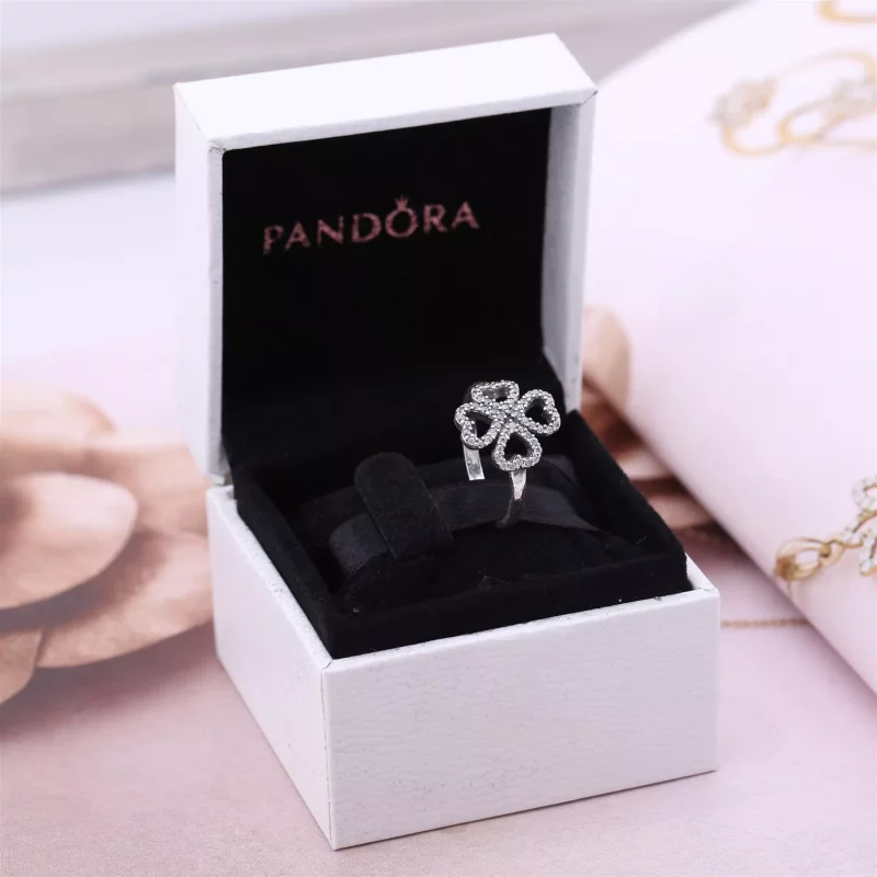 (afbeelding voor) PANDORA Petals Of Love Ring - 190978CZ - Bekijken 4
