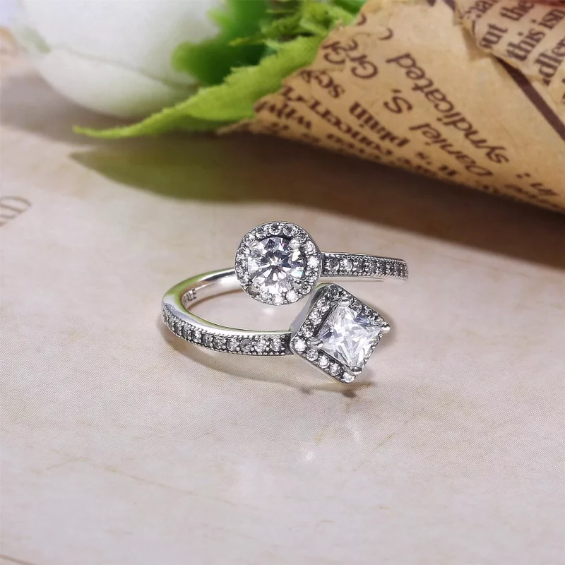 (afbeelding voor) PANDORA Prachtige Elegante Ring 191031CZ - Bekijken 2