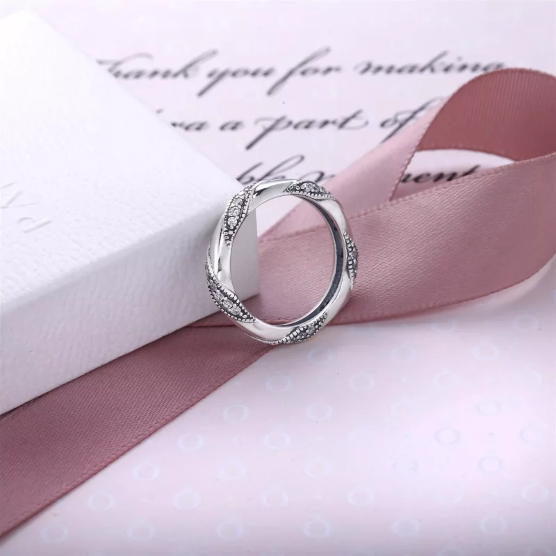 (afbeelding voor) PANDORA Ribbon Of Love Ring - 190981CZ - Bekijken 2