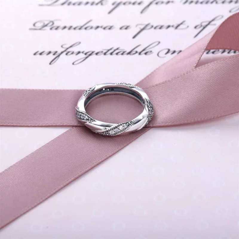 (afbeelding voor) PANDORA Ribbon Of Love Ring - 190981CZ - Bekijken 3