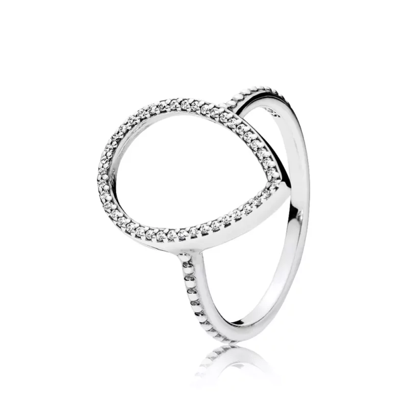 (afbeelding voor) PANDORA Ring Druppel Silhouette 196253CZ