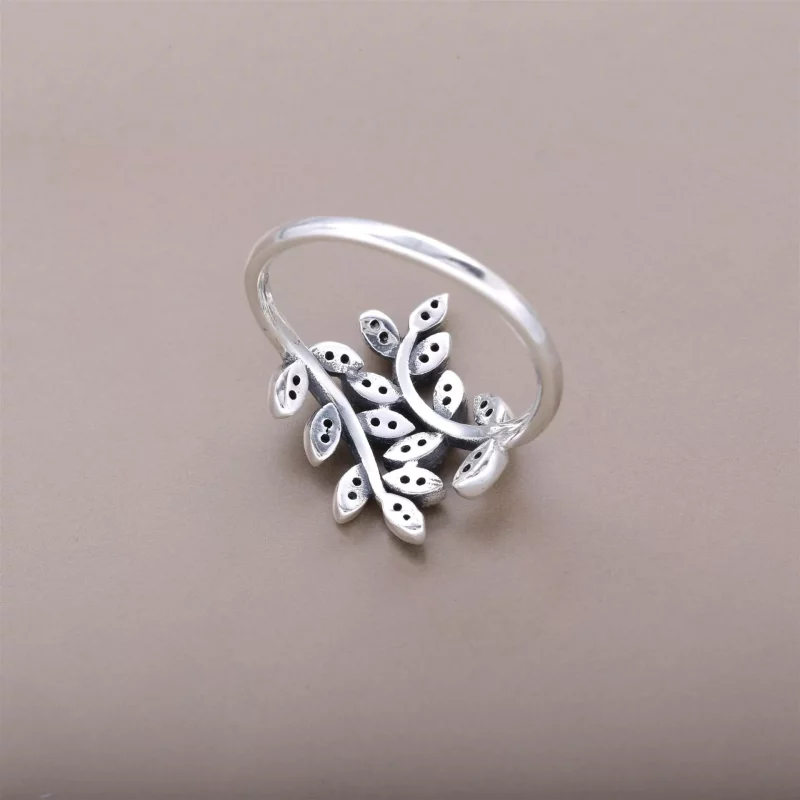 (afbeelding voor) PANDORA Ring Met Glinsterende Bladeren 190921CZ - Bekijken 3