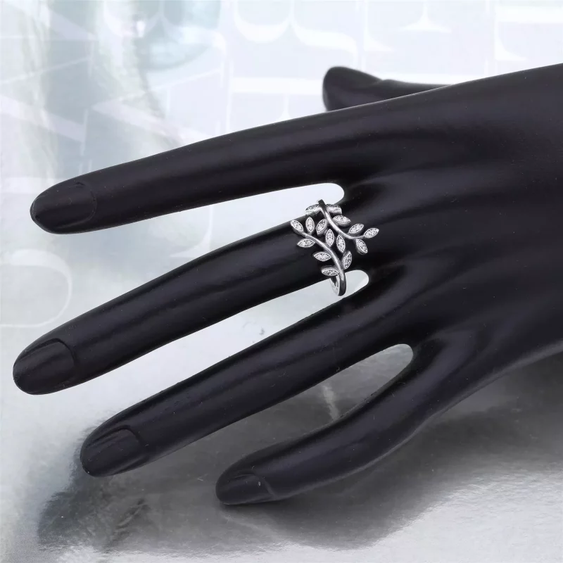 (afbeelding voor) PANDORA Ring Met Glinsterende Bladeren 190921CZ - Bekijken 4