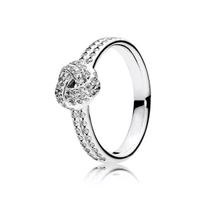 (afbeelding voor) PANDORA Ring Sprankelende Liefdesknoop 190997CZ