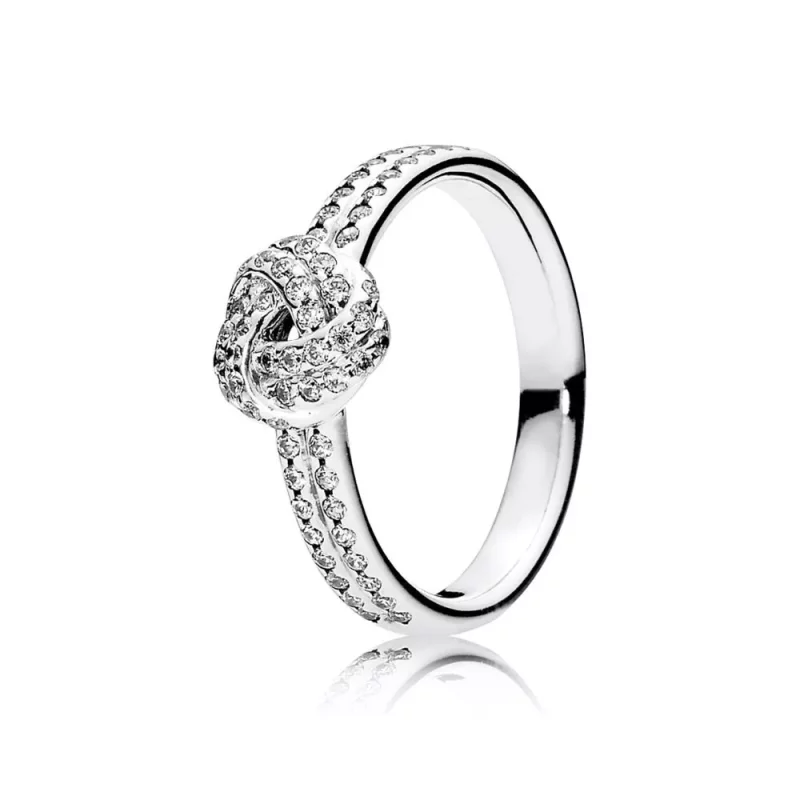 (afbeelding voor) PANDORA Ring Sprankelende Liefdesknoop 190997CZ