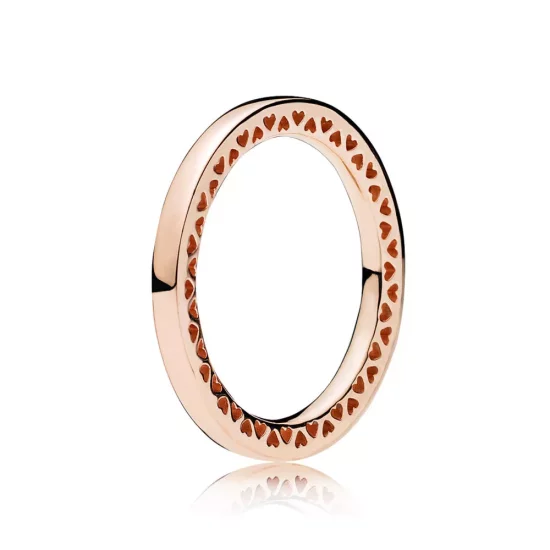 (afbeelding voor) Pandora Rose Klassieke Harten Ring 186237