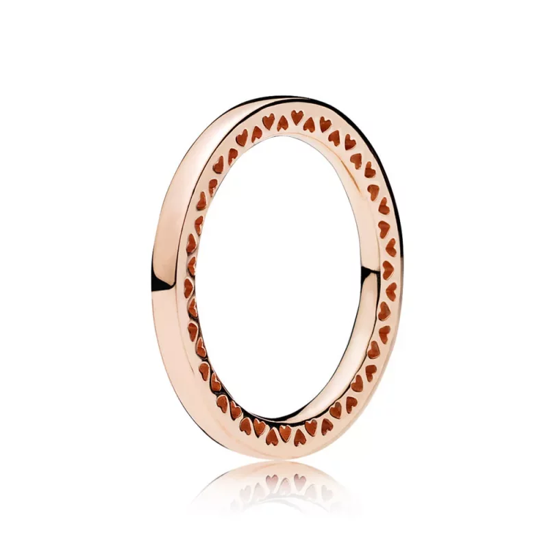 (afbeelding voor) Pandora Rose Klassieke Harten Ring 186237