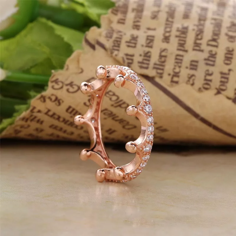 (afbeelding voor) Pandora Rose Pink Enchanted Crown Ring 187087NPO - Bekijken 2