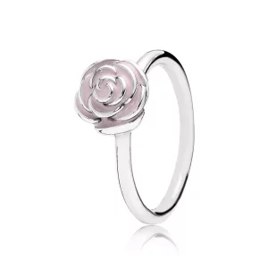 (afbeelding voor) PANDORA Rose Silver Ring With Pink Enamel - 190905En40