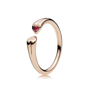 (afbeelding voor) Pandora Rose Twee Harten Ring 186570CZR