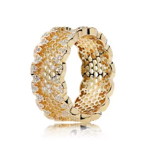 (afbeelding voor) Pandora Shine Honeycomb Lace Ring 167100CZ