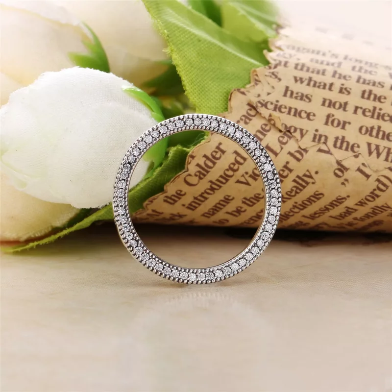 (afbeelding voor) Pandora Signature Hearts Of Pandora Ring 197437CZ - Bekijken 2