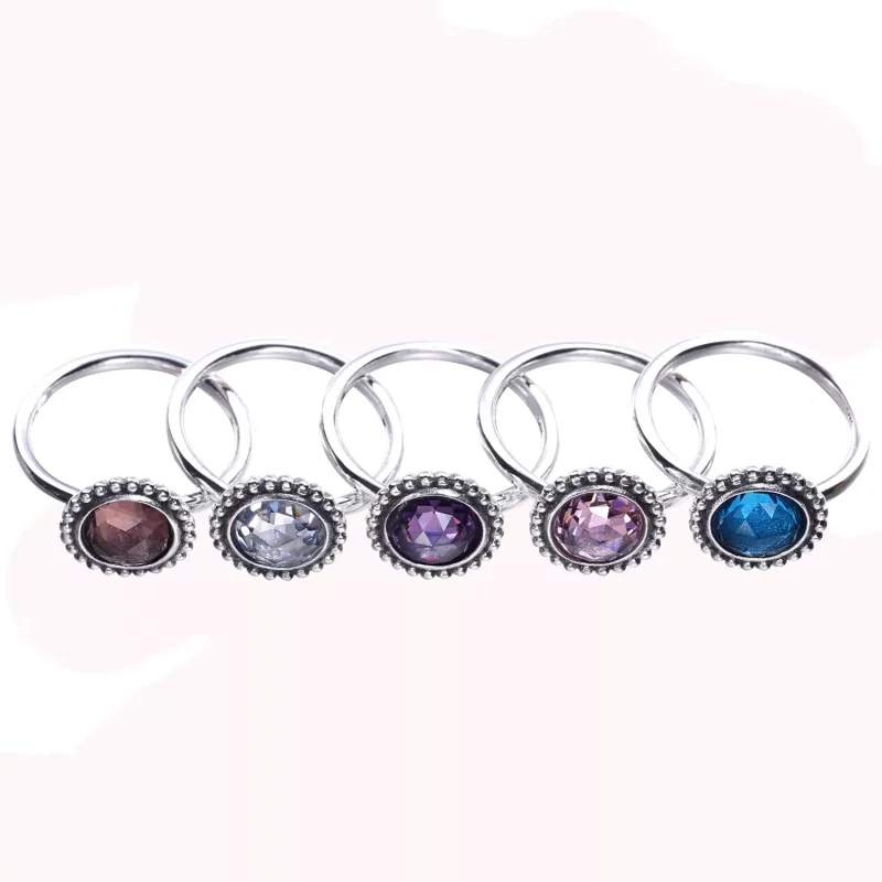 (afbeelding voor) PANDORA Silver Ring With Clear And Pink Cubic Zirconia - 190904PCZ - Bekijken 3