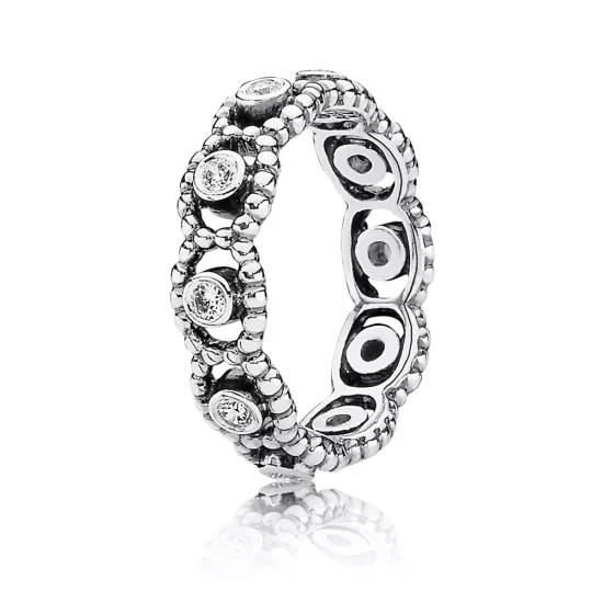 (afbeelding voor) PANDORA Silver Ring With Cubic Zirconia - 190881CZ