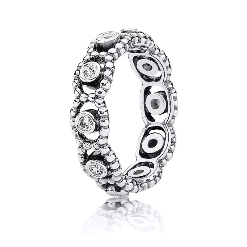 (afbeelding voor) PANDORA Silver Ring With Cubic Zirconia - 190881CZ