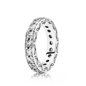 (afbeelding voor) PANDORA Silver Ring With Cubic Zirconia - 190894CZ