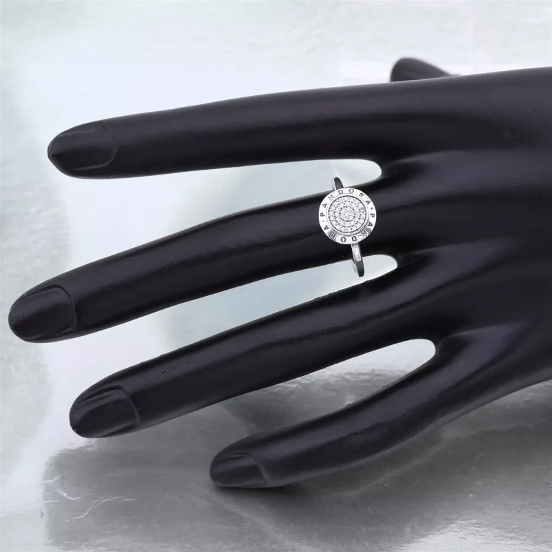 (afbeelding voor) Pandora Silver Ring With Cubic Zirconia - 190912CZ - Bekijken 4