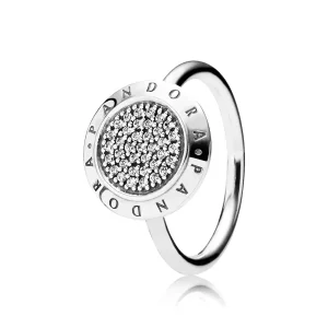 (afbeelding voor) Pandora Silver Ring With Cubic Zirconia - 190912CZ
