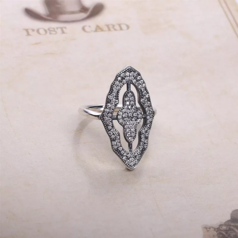 (afbeelding voor) Pandora Zilveren Fonkelend Kant Ring 190917CZ - Bekijken 3