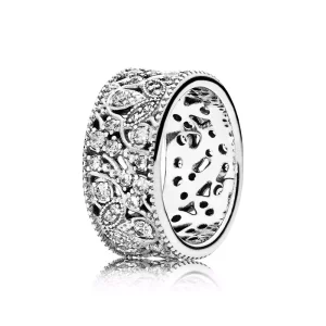 (afbeelding voor) Pandora Zilveren Glinsterende Bladeren Ring 190965CZ