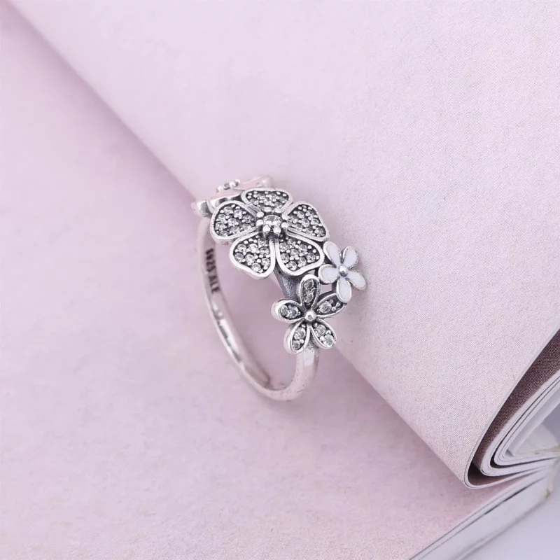 (afbeelding voor) Pandora Zilveren Glinsterende Boeket Ring 190984CZ - Bekijken 2