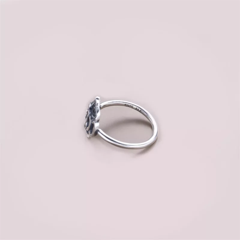 (afbeelding voor) Pandora Zilveren Glinsterende Delicate Rose Ring 190949CZ - Bekijken 3