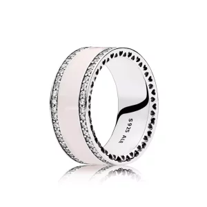 (afbeelding voor) Pandora Zilveren Harten Van De Band Ring 191024En40