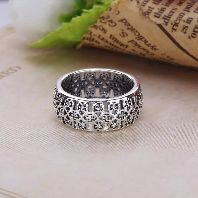 (afbeelding voor) Pandora Zilveren Ingewikkelde Rooster Ring 190955CZ - Bekijken 2