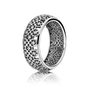 (afbeelding voor) Pandora Zilveren Ingewikkelde Rooster Ring 190955CZ