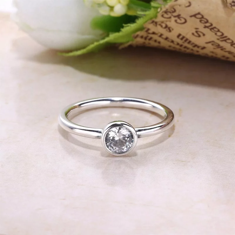 (afbeelding voor) Pandora Zilveren Klassieke Elegantie Ring 191043CZa - Bekijken 3