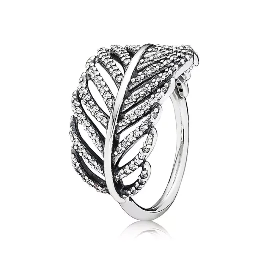 (afbeelding voor) Pandora Zilveren Licht Als Een Veer Ring 190886CZ