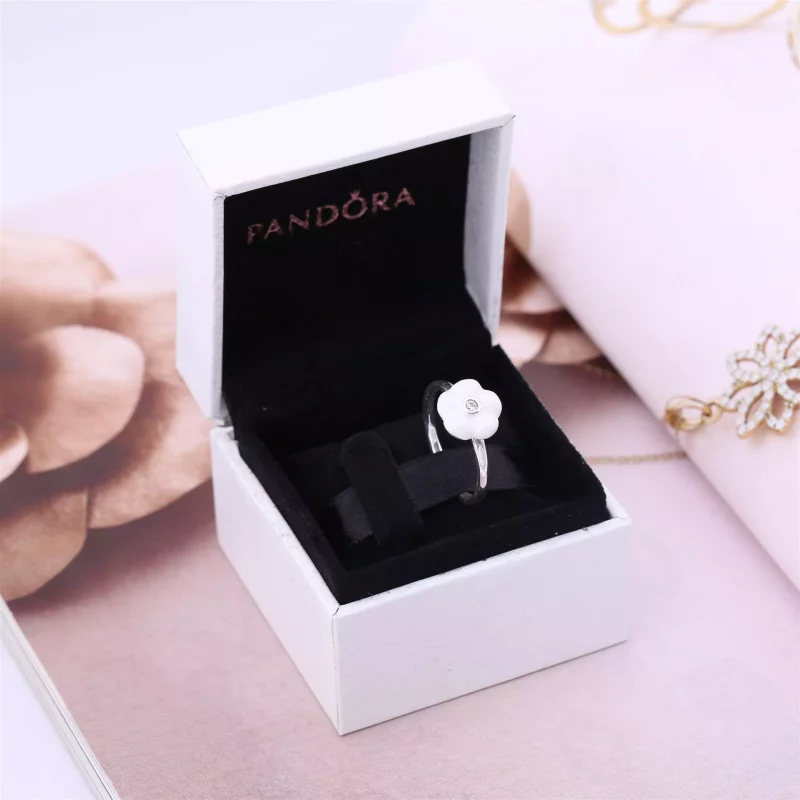 (afbeelding voor) Pandora Zilveren Lichtgevende Florals Ring 190999Mop - Bekijken 2