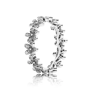 PANDORA Zilveren Madeliefjes Ring Met Zirkonia 190934CZ (afbeelding voor) PANDORA Zilveren Madeliefjes Ring Met Zirkonia 190934CZ