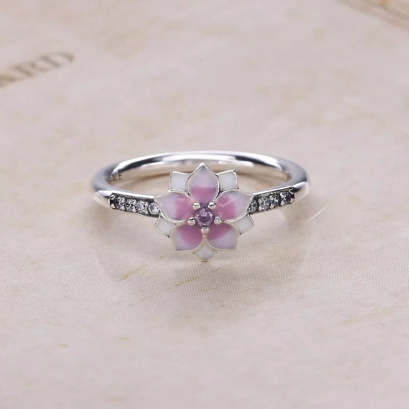 (afbeelding voor) Pandora Zilveren Magnolia Bloom Ring 191026PCZ - Bekijken 2