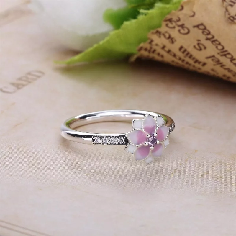 (afbeelding voor) Pandora Zilveren Magnolia Bloom Ring 191026PCZ - Bekijken 3