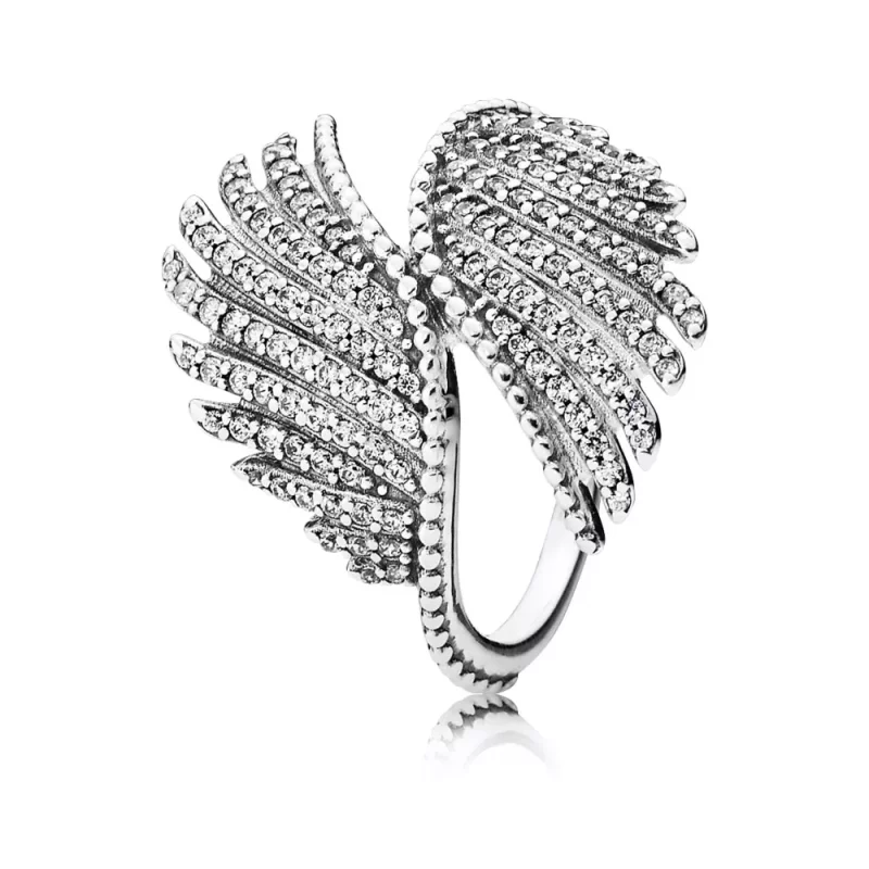 (afbeelding voor) Pandora Zilveren Majestic Feathers Ring 190960CZ