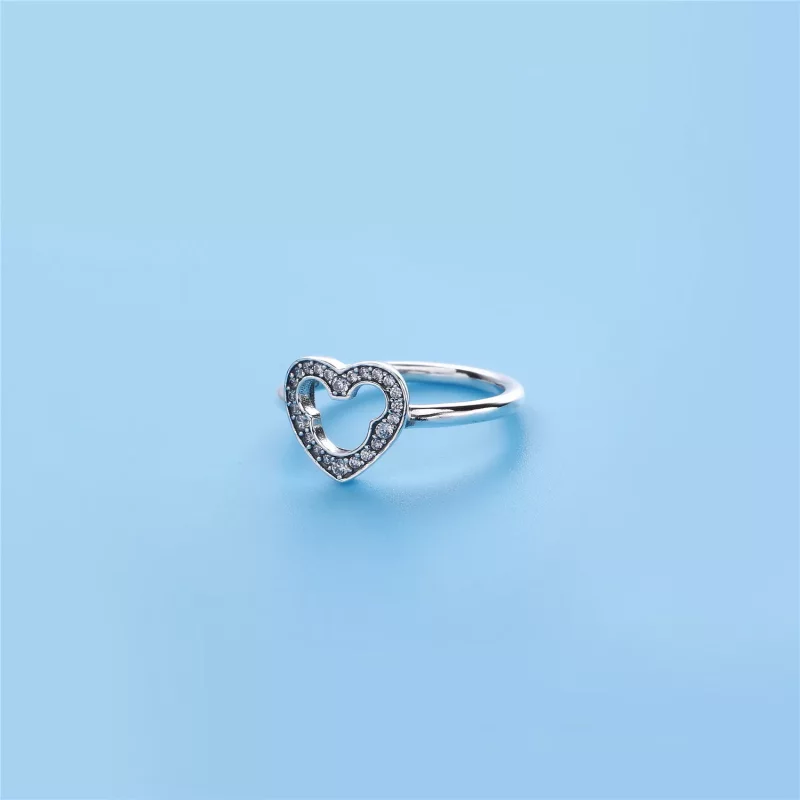 (afbeelding voor) Pandora Zilveren Mickey Silhouet Ring 190957CZ - Bekijken 3