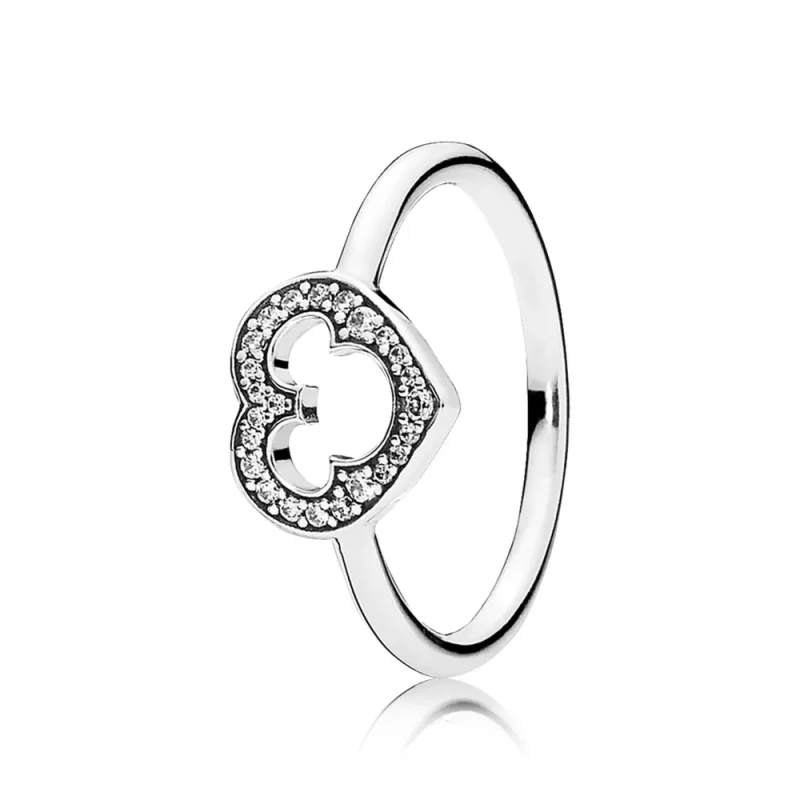 (afbeelding voor) Pandora Zilveren Mickey Silhouet Ring 190957CZ