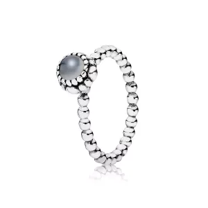 (afbeelding voor) Zilveren Moonstone Ring - 190854MSg