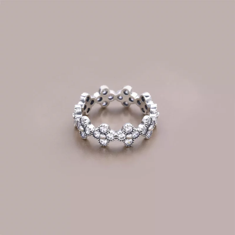 (afbeelding voor) Pandora Zilveren Oriental Blossom Ring 191000CZ - Bekijken 3