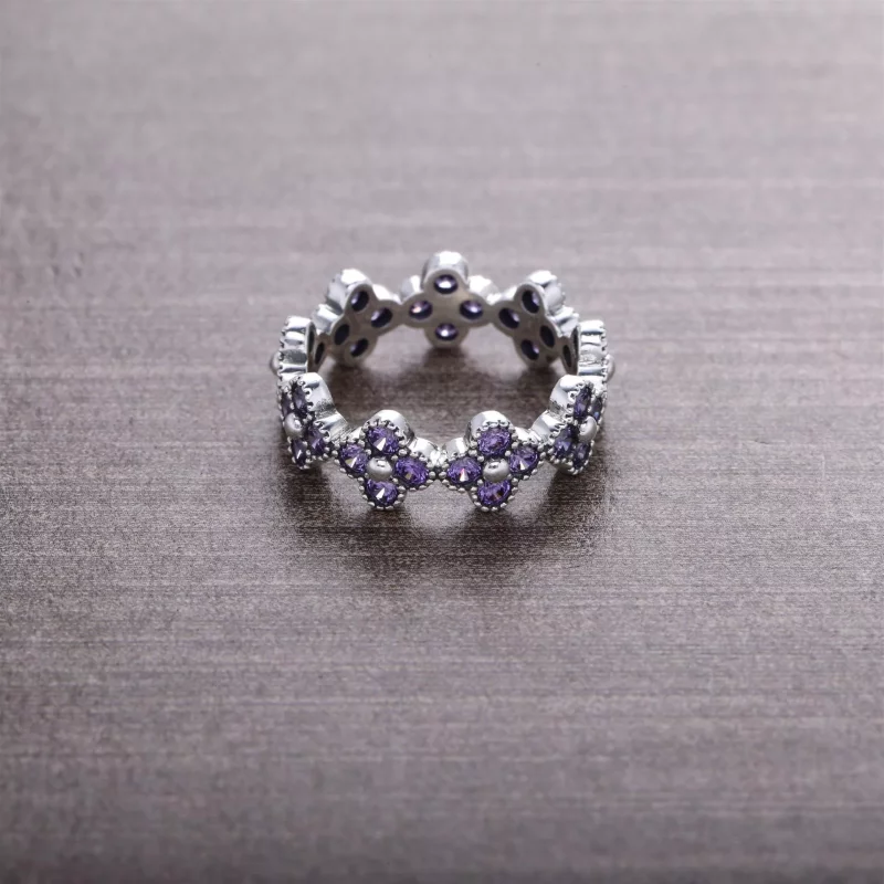 (afbeelding voor) Pandora Zilveren Oriental Blossom Ring 191000CZ - Bekijken 4